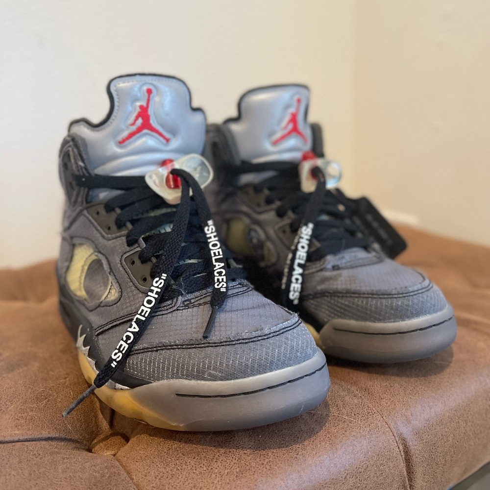 Jordan 5 Retro Off White Black